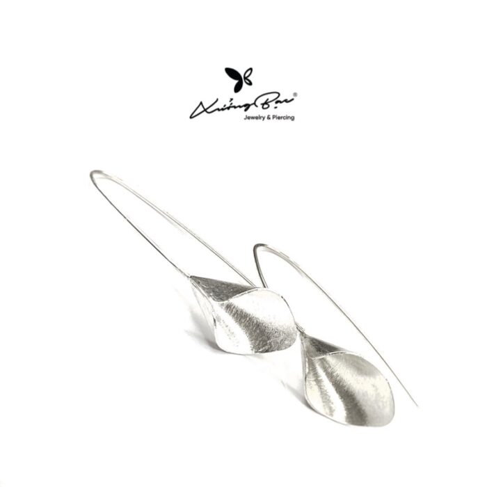 Khuyên bạc 925, họa tiết hoa Emery Calla KDD5.310