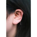 Khuyên bạc 925, khuyên xích họa tiết xích vô cực KX120