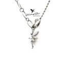Dây chuyền bạc 925, thiết kế hình tinkerbell mặt tag DC980