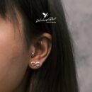 Khuyên bạc 925, thiết kế vô cực infinity 2 size KNT8.85