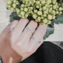Nhẫn bạc nữ bạc 925, họa tiết vương miện TRIPLE RING