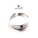 Nhẫn unisex cá tính trẻ trung Xưởng Bạc, nhẫn bạc 925 hở đeo ngón út RINKY COIL