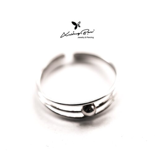 Nhẫn unisex cá tính trẻ trung Xưởng Bạc, nhẫn bạc 925 hở đeo ngón út RINKY COIL