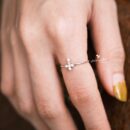 Nhẫn bạc 925 thánh giá unisex Xưởng Bạc. Nhẫn bạc 925, họa tiết cross CROSS.R175