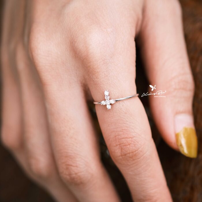 Nhẫn bạc 925 thánh giá unisex Xưởng Bạc. Nhẫn bạc 925, họa tiết cross CROSS.R175 - Hình ảnh 3