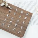 Khuyên nụ bạc 925, thiết kế nhiều chữ cái KNCC75