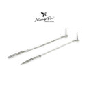 Khuyên xích bạc 925, họa tiết xích họa tiết giọt lệ KX255