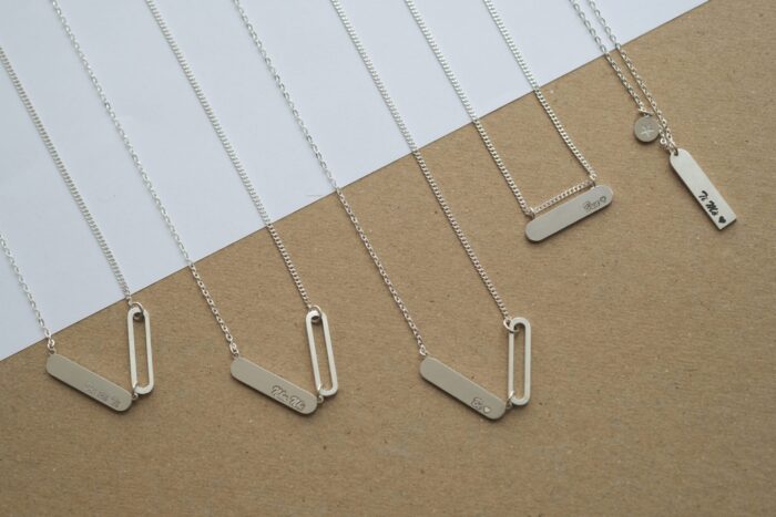 Dây chuyền bạc 925 cho bé, thiết kế mặt tag nhiều loại có thể khắc DCM - Hình ảnh 2